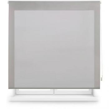 Estor Enrollable Translúcido a Medida Color Gris 95x175 cm - Diseño Elegante, Práctico y de Fácil Montaje con Mantenimiento Sencillo