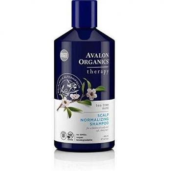 Avalon Organics Scalp Normalizing Shampoo Tea Tree Mint Therapy - 14 Fl Oz