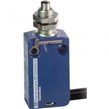 Schneider Electric XCMD21F0L1 Limit Switch Xcmd, M12 Metal End Plunger, 1Nc+1No, Snap, 1 M