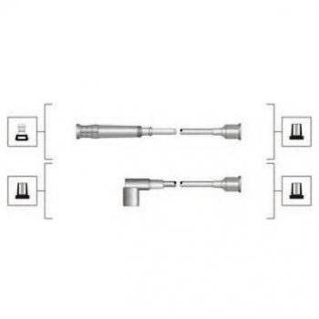 Juego de cables de encendido MAGNETI MARELLI 941319170095