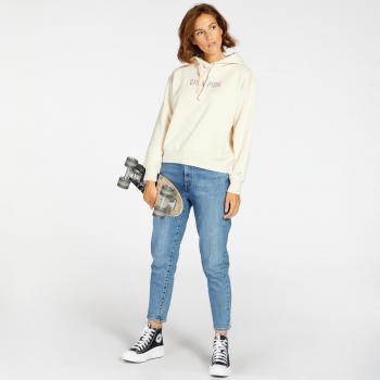 Champion Beige Graphic Women's Hoodie Size M