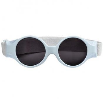 Béaba Gafas de Sol para Bebés 0-9 Meses con Cinta Ajustable, Protección UV, Color Azul Celeste
