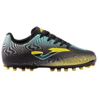 Zapatillas de fútbol para niño/a Joma Evolution Jr 2401 AG, características: color negro, sistema de tallas calzado EU, diseñado para adolescentes, número mediano 38