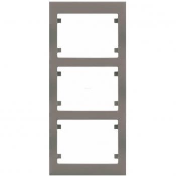 Marco de 3 elementos vertical BEIGE CEMENTO BJC IRIS 18103-BC