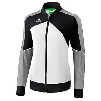 Erima GmbH Premium One 2.0 Chaqueta de presentación, Unisex adulto, Blanco/Negro/Blanco, XXL