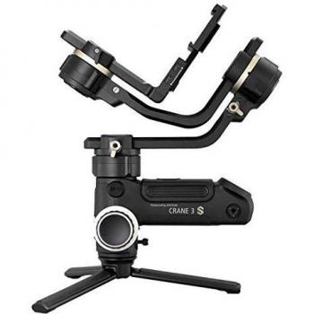 Zhiyun Crane 3S with Smartsling CR107 Handle 3 Axis Gimbal Stabiliser for A7M3 A7R3, 1DX II 6D 5D IV, G5 GH4 GH5S DSLR Camera