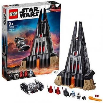 LEGO 75251 Star Wars Castillo de Darth Vader, Juguete de construcción con 5 Figuritas, Castillo y Nave Espacial Caza Tie
