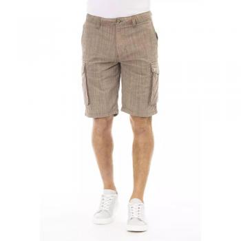 Baldinini Trend Brown Cotton Short - W34