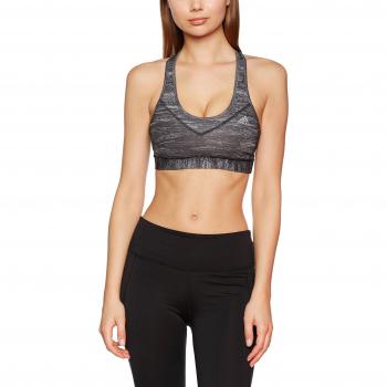 adidas TF MCB MCHTH Sujetador Deportivo, Mujer, Negro/Print/Plamat, S