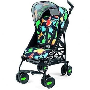 Peg Perego Pliko - Silla de paseo con capota y cestilla incluida, multicolor