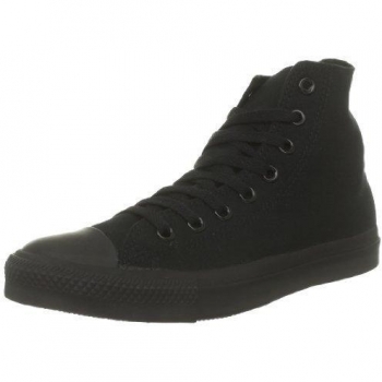 Converse All Star Chuck Taylor High Top Black Monochrome Canvas Sneakers