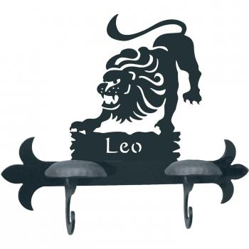 IMEX EL ZORRO El Zorro 11788-Percha Leo, 290 mm, Hierro Forjado, Negro, 9x29x23 cm