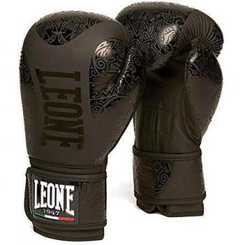 LEONE 1947 Maori - Guantes de Boxeo Unisex para Adulto, Color Negro, 10 oz