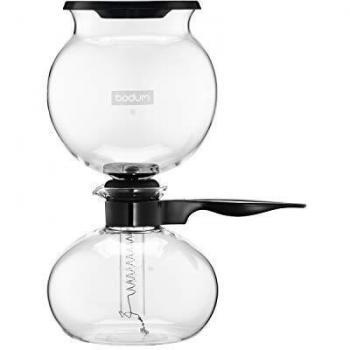 Bodum Pebo 8 Cups 1 L Cafetera de vacío, Negro, Centimeters