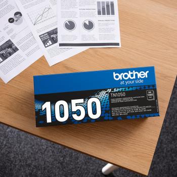 Brother TN-1050 Black Toner Cartridge, 1000 Page Yield