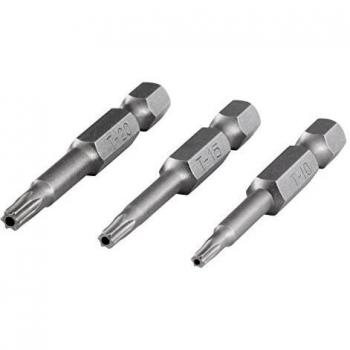 wolfcraft Juego de puntas de atornillador Solid safety de 3 piezas I 1261000 I 3 puntas Solid, 50 mm