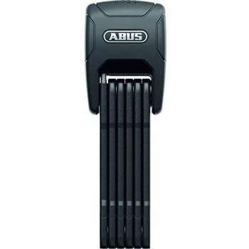 Abus Bordo Granit X Plus 6500KA/90 Black SH Folding Lock with Alarm and SH Bracket
