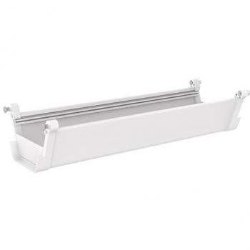 Bandeja organizadora de cables para escritorio Skegness 55 x 18 x 12 cm - blanca pro.tec