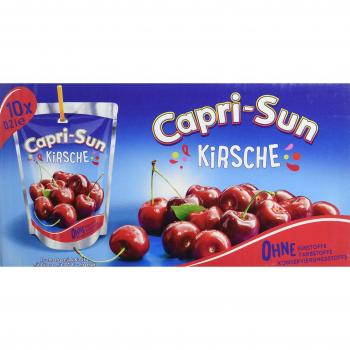 Capri-Sonne Cereza - Caja de 10 unidades x 200 ml - Bebida refrescante de zumo de frutas
