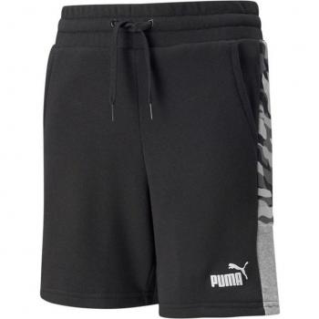 Shorts Puma Essentials+ Camo Juvenil Negro Casual Skate Infantil Unisex