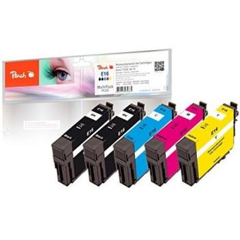 Multipack Plus de Tinta Compatible Epson No. 16 (5 Piezas: 2 Negro, Cian, Magenta, Amarillo)