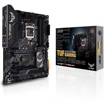 ASUS TUF Gaming H470-PRO (WI-FI) - Placa Base ATX Intel LGA 1200 con VRM de 10 Fases, Dual M.2, LAN 1Gb, WiFi 6, HDMI/DP, USB 3.2 Gen 2, Thunderbolt 3 e Iluminación RGB Aura Sync