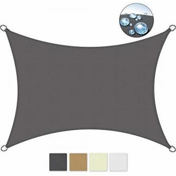 Toldo Parasol Cuadrangular SolVision Antracita 300x200 cm - Protección Solar y UV