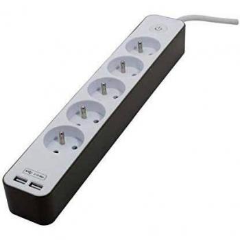 Regleta Enchufes 5 Tomas con Interruptor Chacon 49710 (1,5 m)