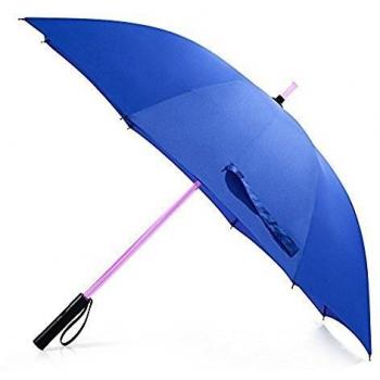 LED Paraguas Lightsaber Infantil Hombre Mujer, Luz para Arriba Paraguas de Golf con el Cambio de Color del Eje