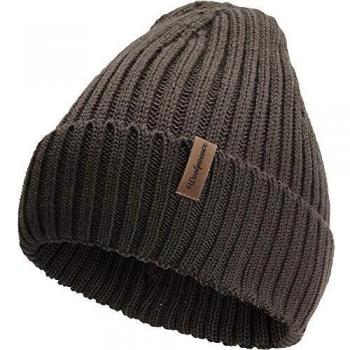 Gorro Unisex de Lana Woolpower Rib Verde Pino Talla Única