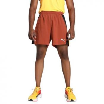 Pantalón corto 2 en 1 Puma Run Favorite Velocity Woven rojo negro para hombre, talla XXL