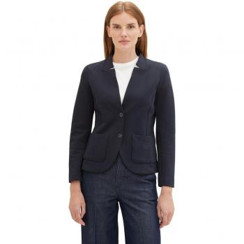 Tom Tailor - Elegante Blazer de mujer con cierre de botones y bolsillos delanteros