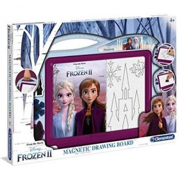 Clementoni-15290 - Pizarra Magnética Frozen 2 - pizarra magnética a partir de 4 años
