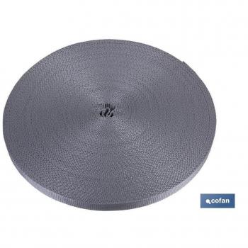 Rollo Cinta Persiana 14mm X 50 M. Gris