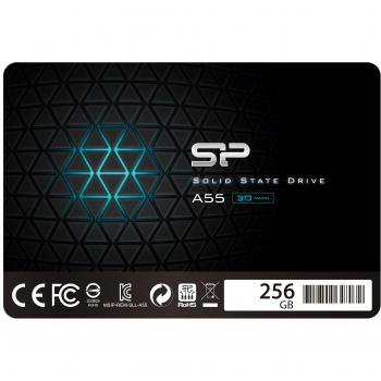 Disco Duro Sólido Interno Silicon Power Ace A55 256GB SATA III 2.5 7mm con Caché SLC y Rendimiento Mejorado