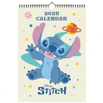 Calendario A3 2025 Disney Stitch Erik multicolor - Calendario pared grande, Planificador mensual: Con espacio para anotar e Ilustraciones (29,7x42 cm)