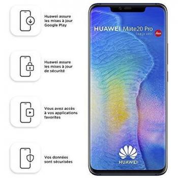 Smartphone Dual SIM Huawei Mate20 Pro de 128 GB / 6 GB - Azul medianoche