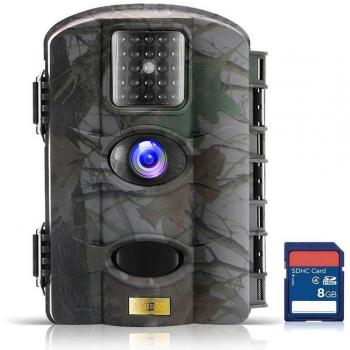 ARTITAN Cámara de Caza 12MP 720P HD Trail Cámara Impermeable IP65 con Infrarrojos PIR Sensor de Movimiento con Lapso de Tiempo 65ft Visión Nocturna de Caza para Hogar Caza