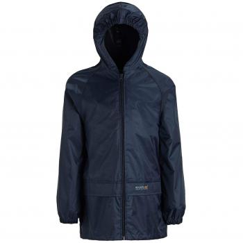 Regatta Kids' Stormbreak Waterproof Jacket - Navy, Size 5-6 Years