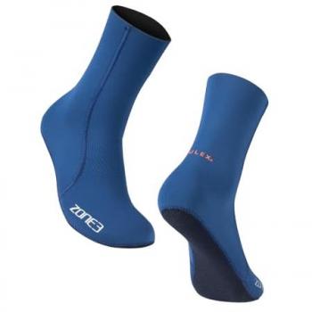 Escarpines Zone3 Yulex® Azul - Calcetines de neopreno, tamaño L, para actividades acuáticas