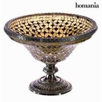 Centrotavola mosaico dorato - Alhambra Collezione by Homania