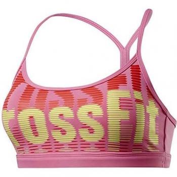 Reebok CF Skinny Strap Bra-Crossfit Repeat Sujetador Deportivo, Mujer, Posh Pink, XL