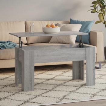 vidaXL Grey Sonoma Coffee Table 39.8x19.3x20.5 Engineered Wood
