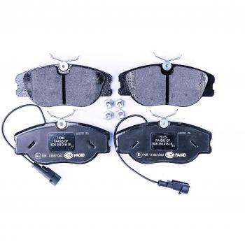 Juego de pastillas de freno Hella con sensor de advertencia para Alfa Romeo, Fiat y Lancia - 8DB 355 018-181