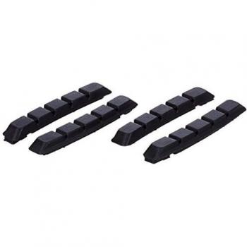 Kit 4 Zapatas XLC BS-X07 Cartucho V-Brake 72 mm, Negro