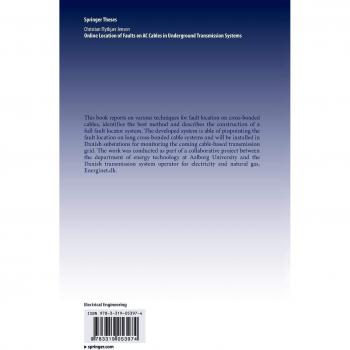 Online Location of Faults on AC Cables in Underground Transmission Systems