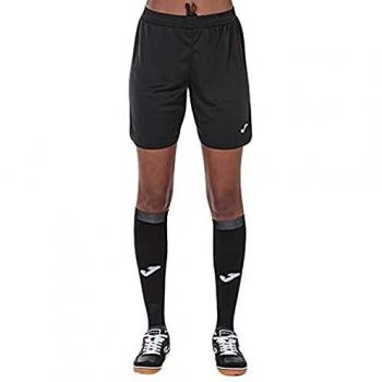 Joma Nobel Kids Soccer Shorts - Lightweight, Elastic, Black