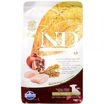 N&D Perro Cachorro Mini Pollo y Granada - 800g