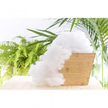 Relleno de Fibra Hueca Siliconada 100% Poliéster para Almohadas, Cojines y Peluches (1 kg)