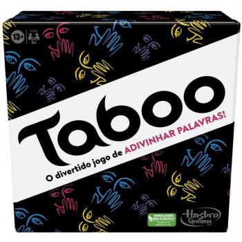 Hasbro Gaming Taboo Clásico Juego de Mesa en Portugués, Figura, para 13 Años o Más, Modelo F5254